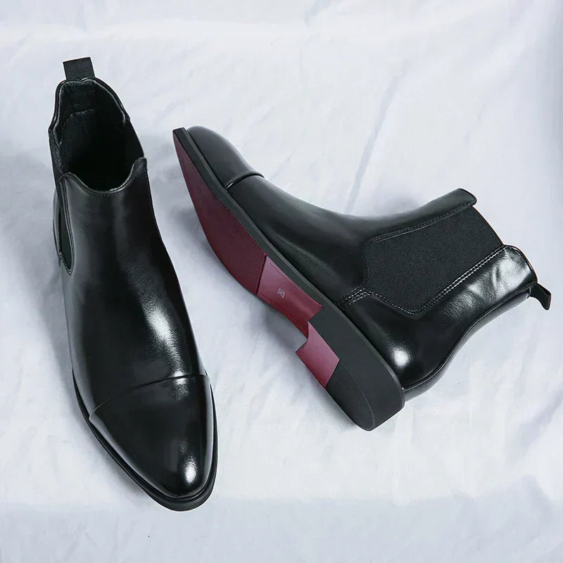 Hugo - Botas Chelsea em Couro