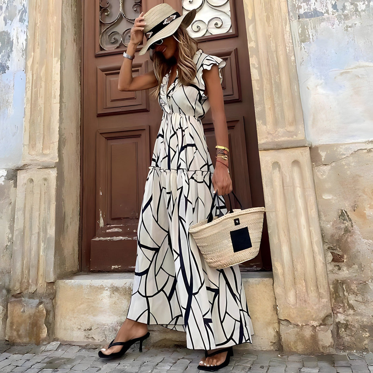 Maddie - Vestido estampado elegante