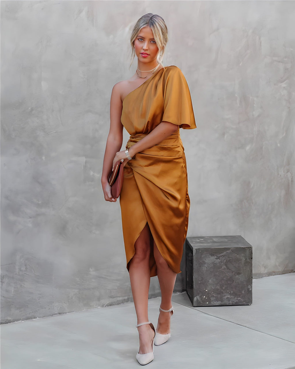 Élise | Vestido de festa de seda luxuoso para Mulher