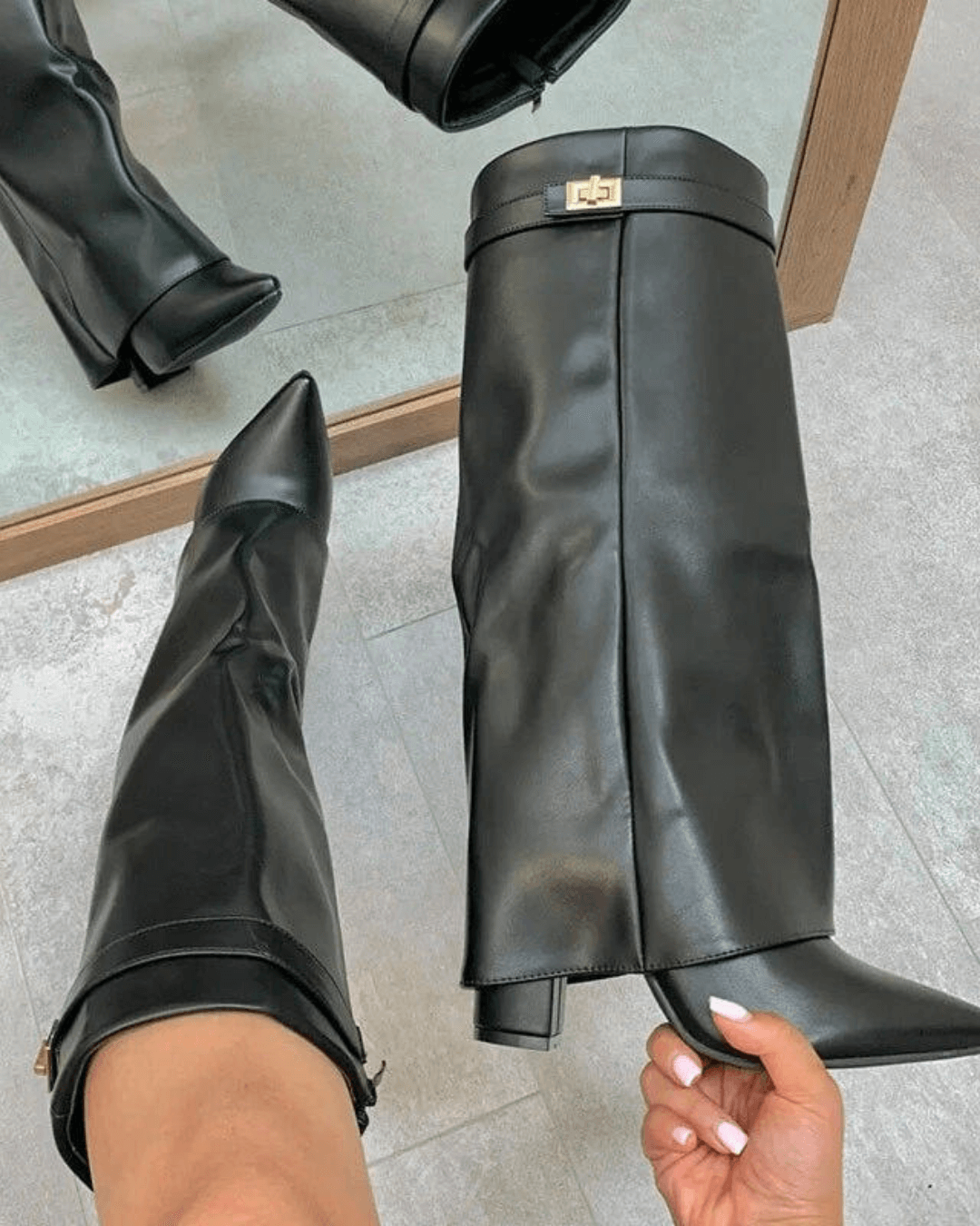 Botas de Couro Rachelle