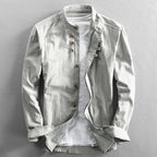 Camisa - Gola Alta Botão Vintage