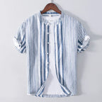 Camisa - Design Listrado Respirável