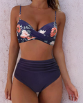 Teresa - Elegante Bikini de Cintura Alta
