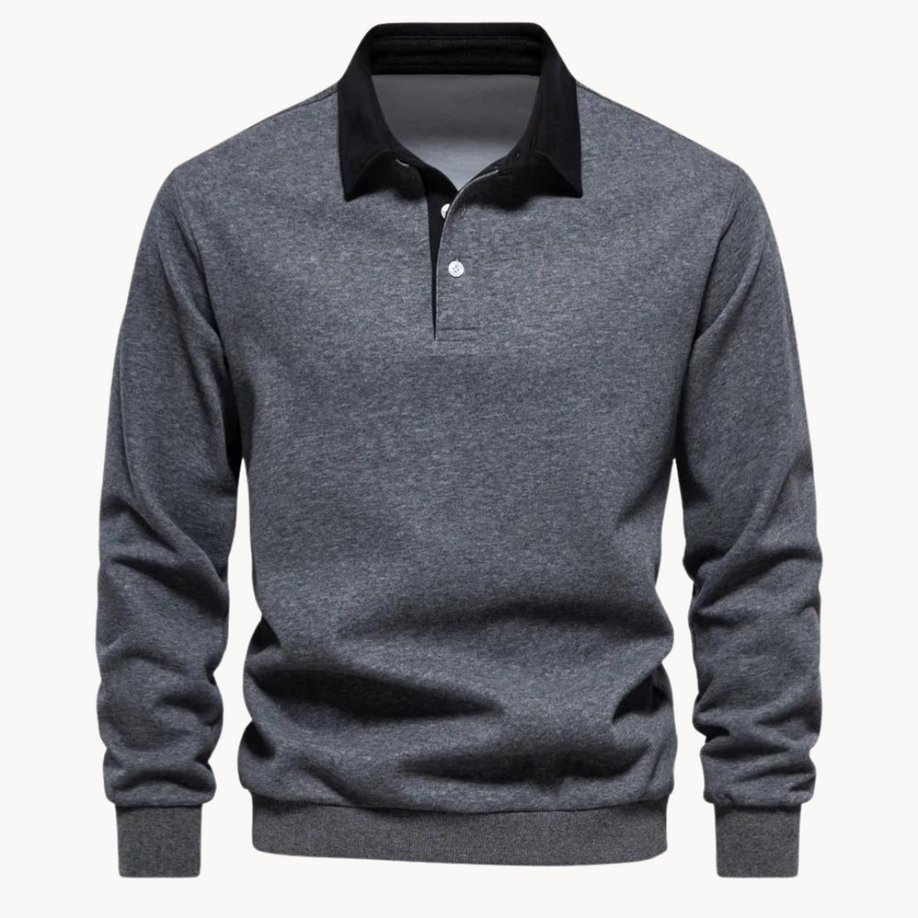 Sweatshirt Polo Soft-Blend - Flexível