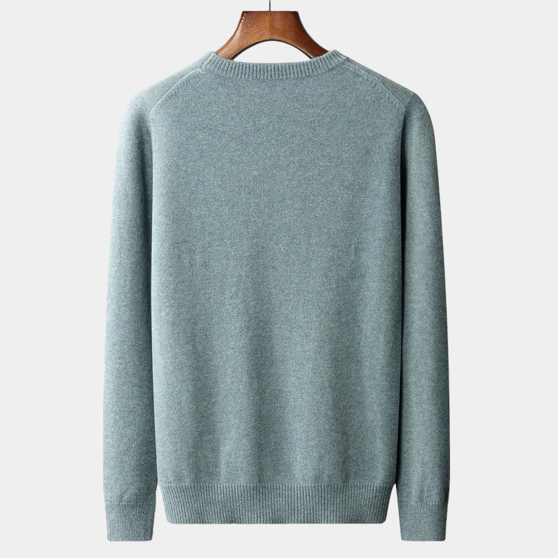 João - Mixed Knit Round Neck Jumper