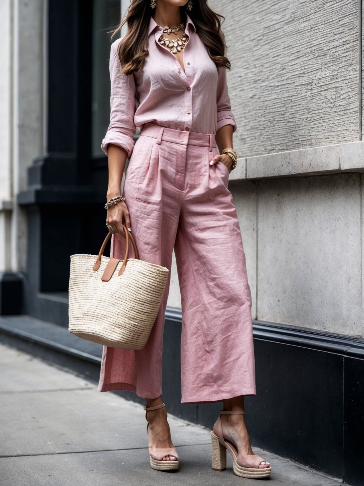 Isadora - Look Casual Chic Rosa