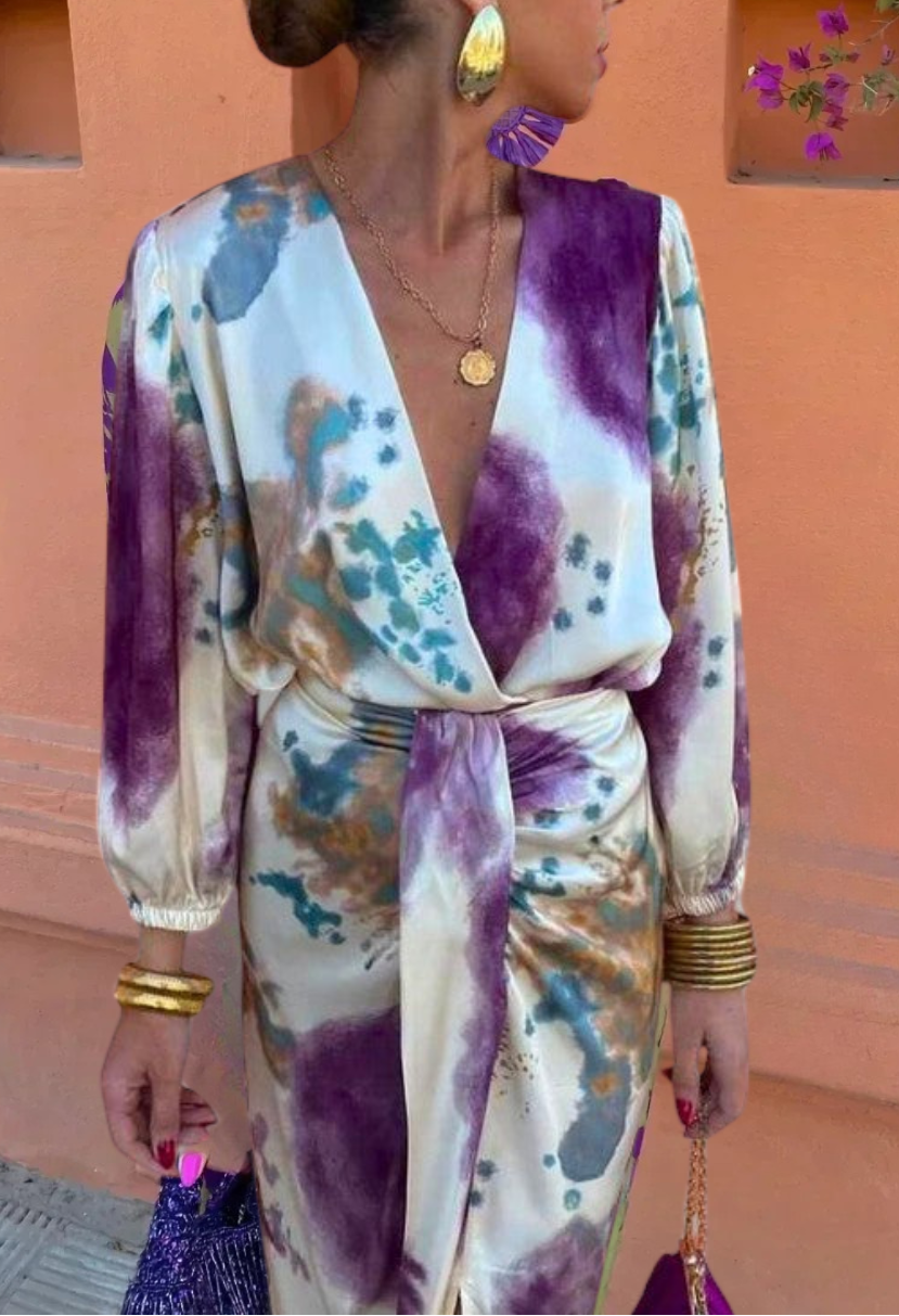 Sofia - Vestido de verão sofisticado Céline para Mulher