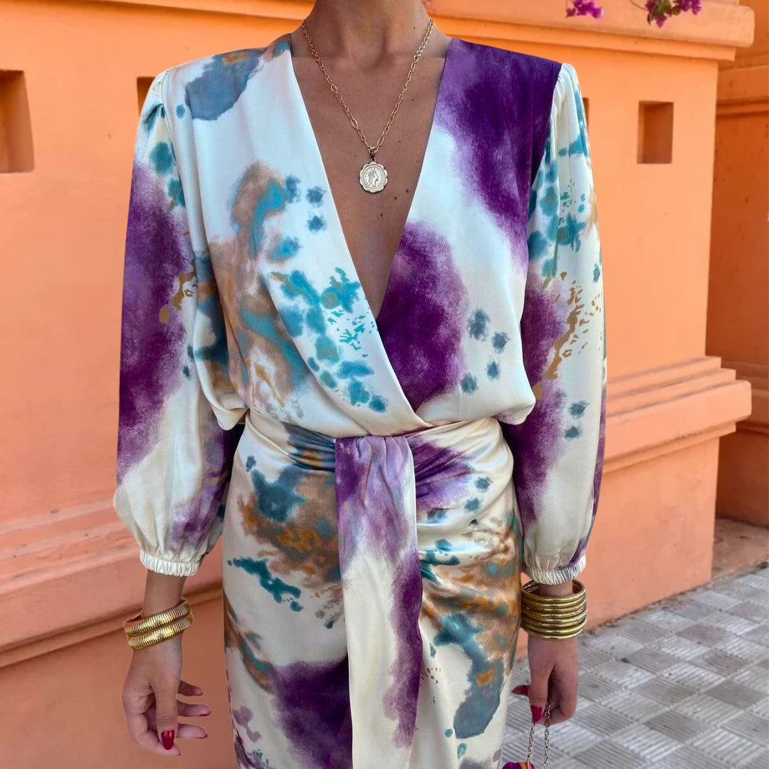 Sofia - Vestido de verão sofisticado Céline para Mulher