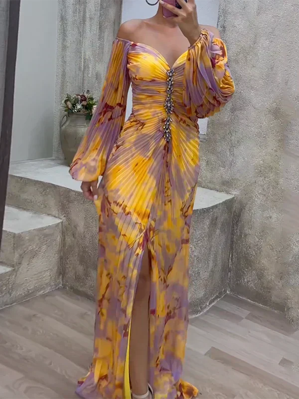 Giselle™ | Vestido elegante com decote em V