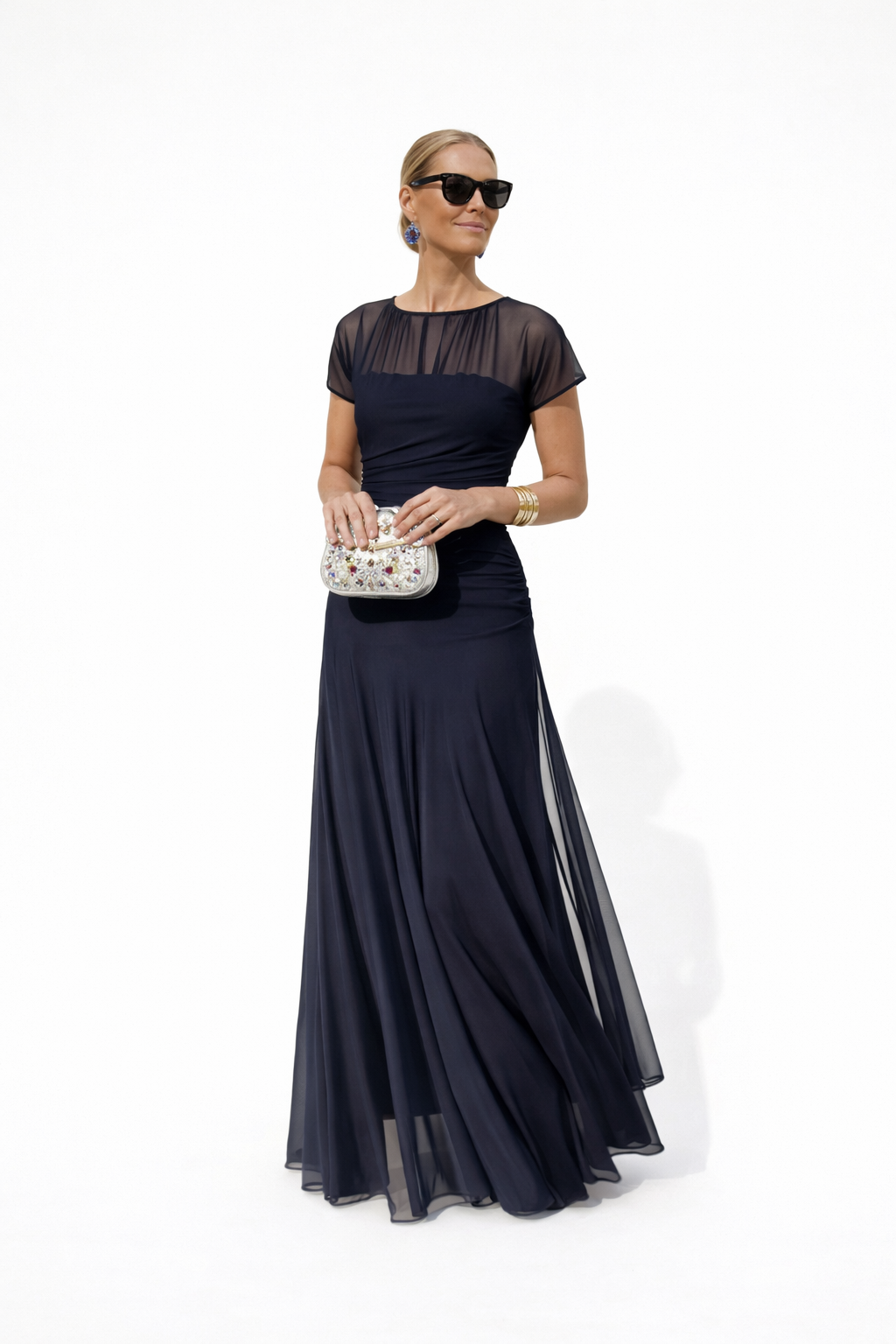 Veloria | Vestido Floral Largo Elegante para Mulher