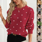 Ana | Camisola Jacquard com Padrão de Bolas