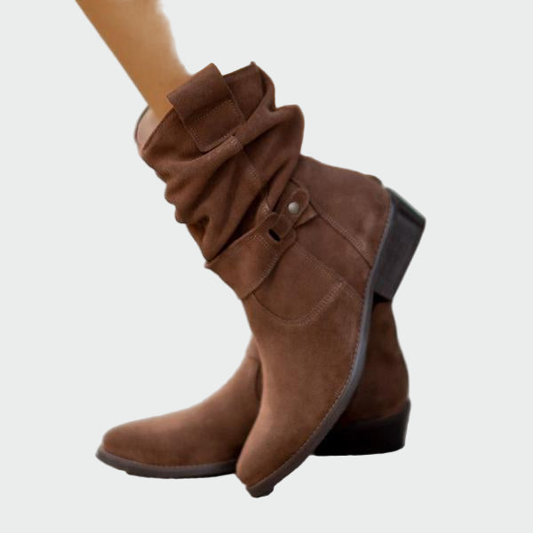 Botas confortáveis até ao tornozelo