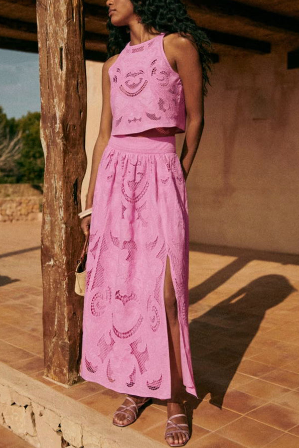 Moema - Conjunto Rosa em Renda