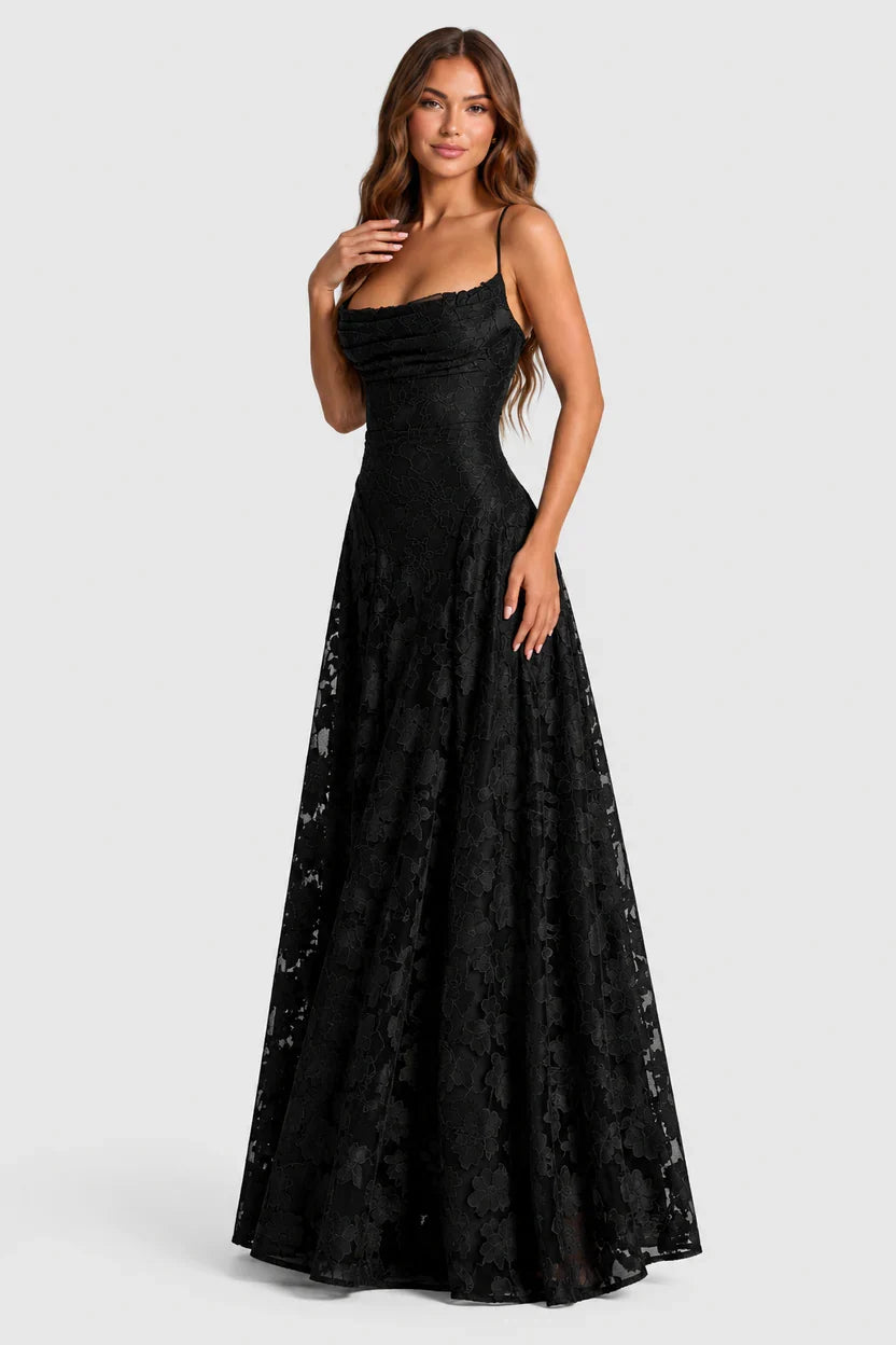 Rhoda – Elegância fluida no estilo maxi intemporal para Mulher