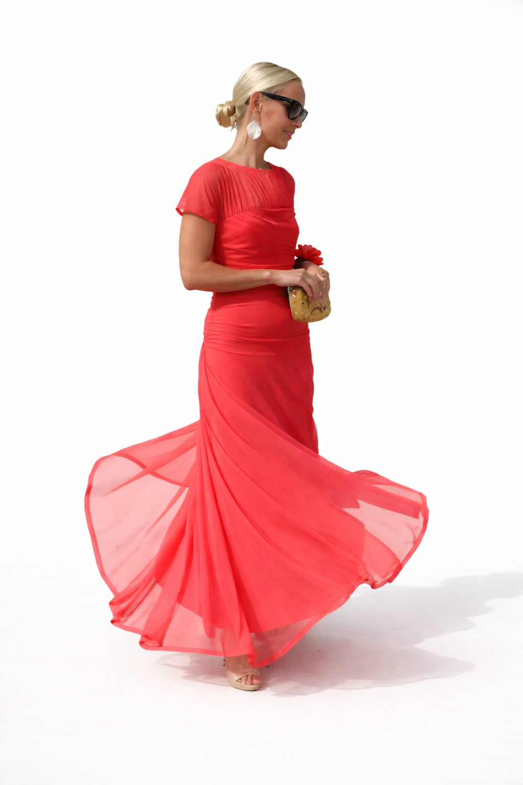 Veloria | Vestido Floral Largo Elegante para Mulher