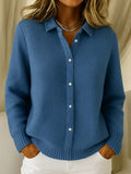 Eva | Clássico Cardigan de Malha com Botões