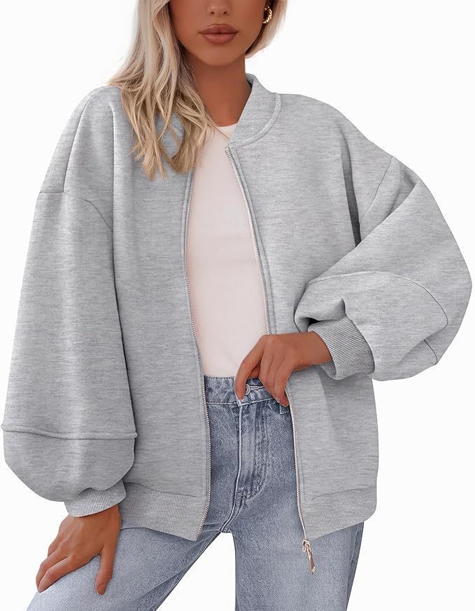 Matilde | Sweatshirt com Fecho e Manga Comprida