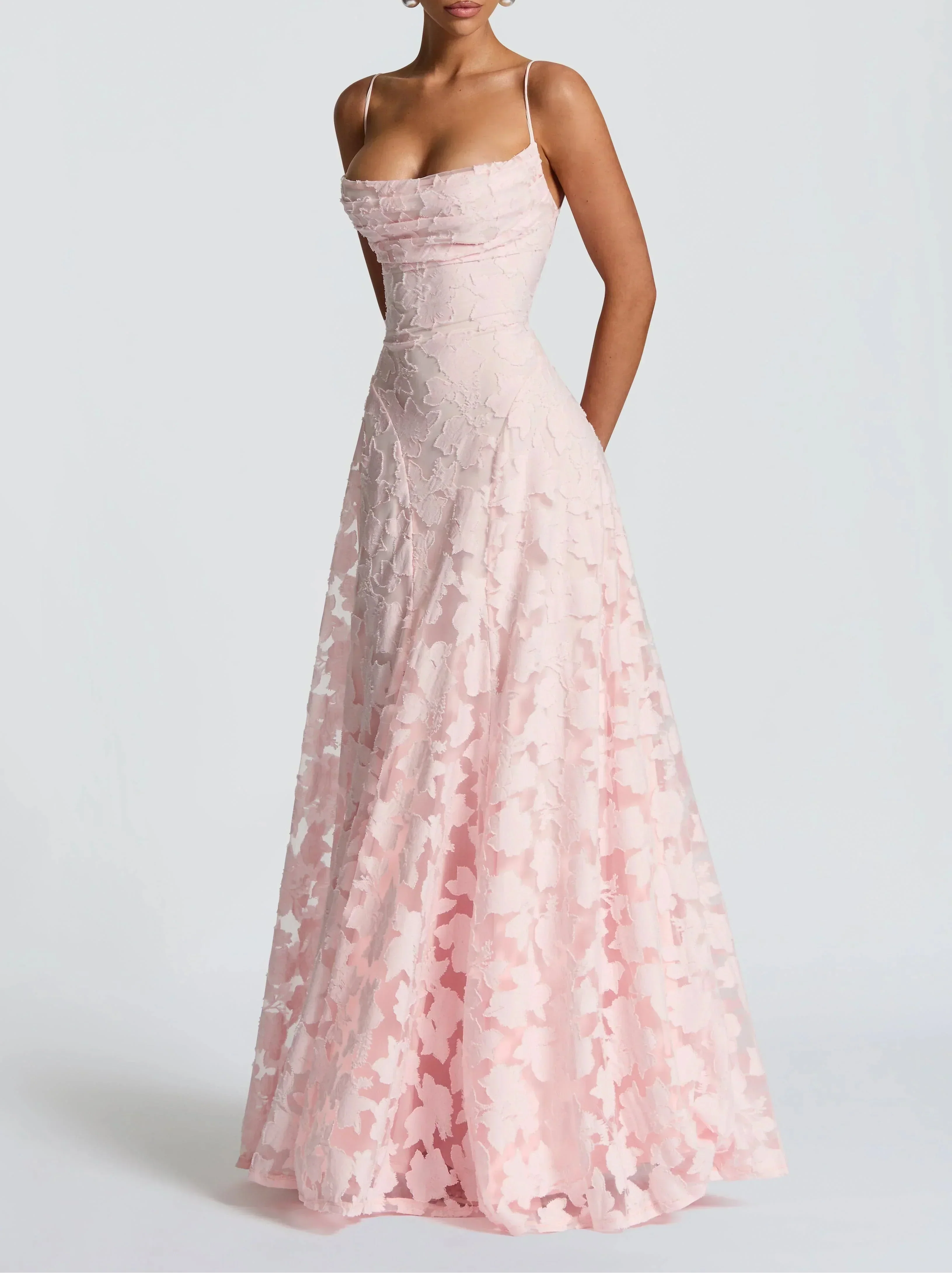 Rhoda – Elegância fluida no estilo maxi intemporal para Mulher