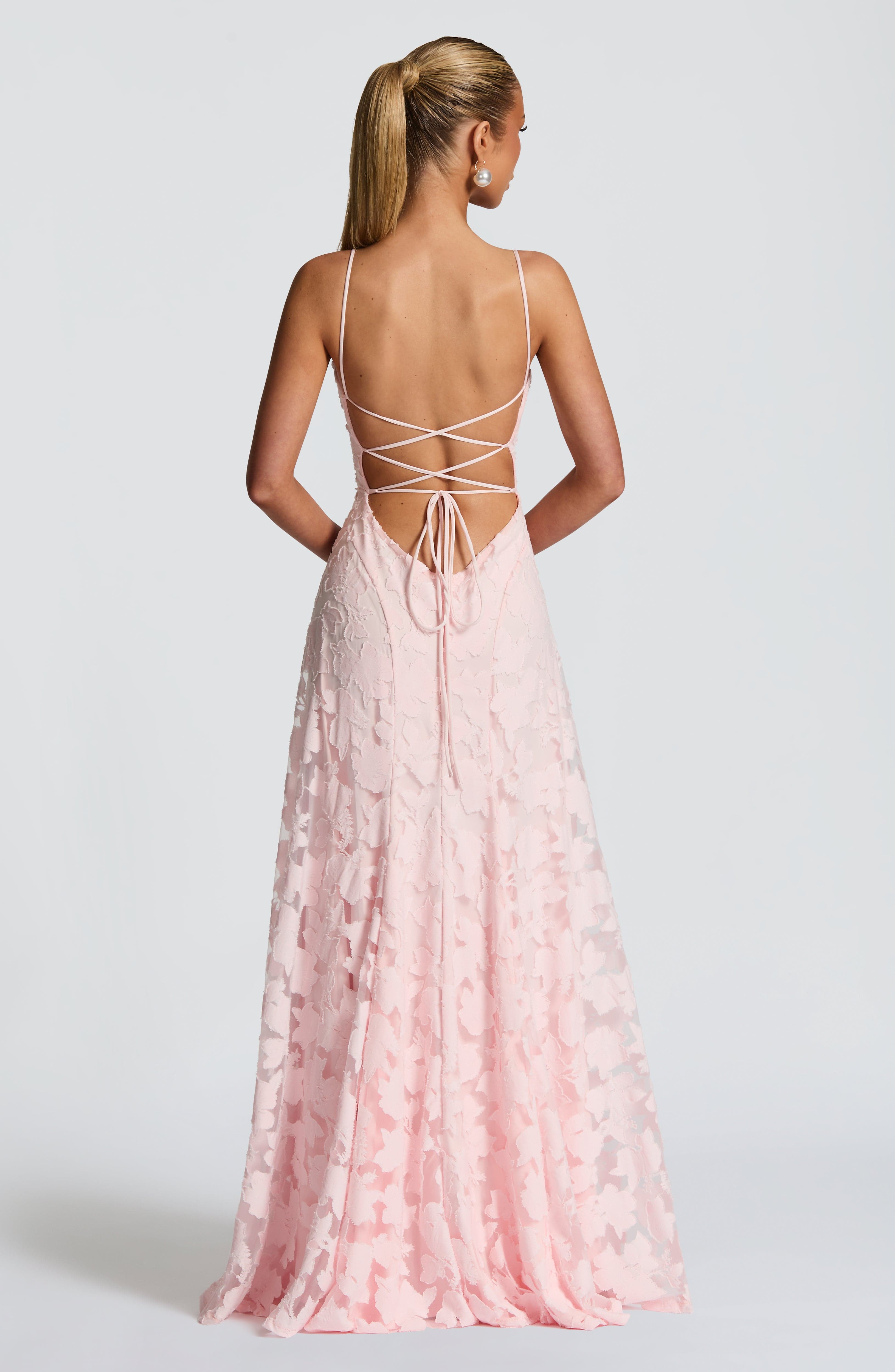 Francisa | Vestido longo de Mulher com corpete de renda