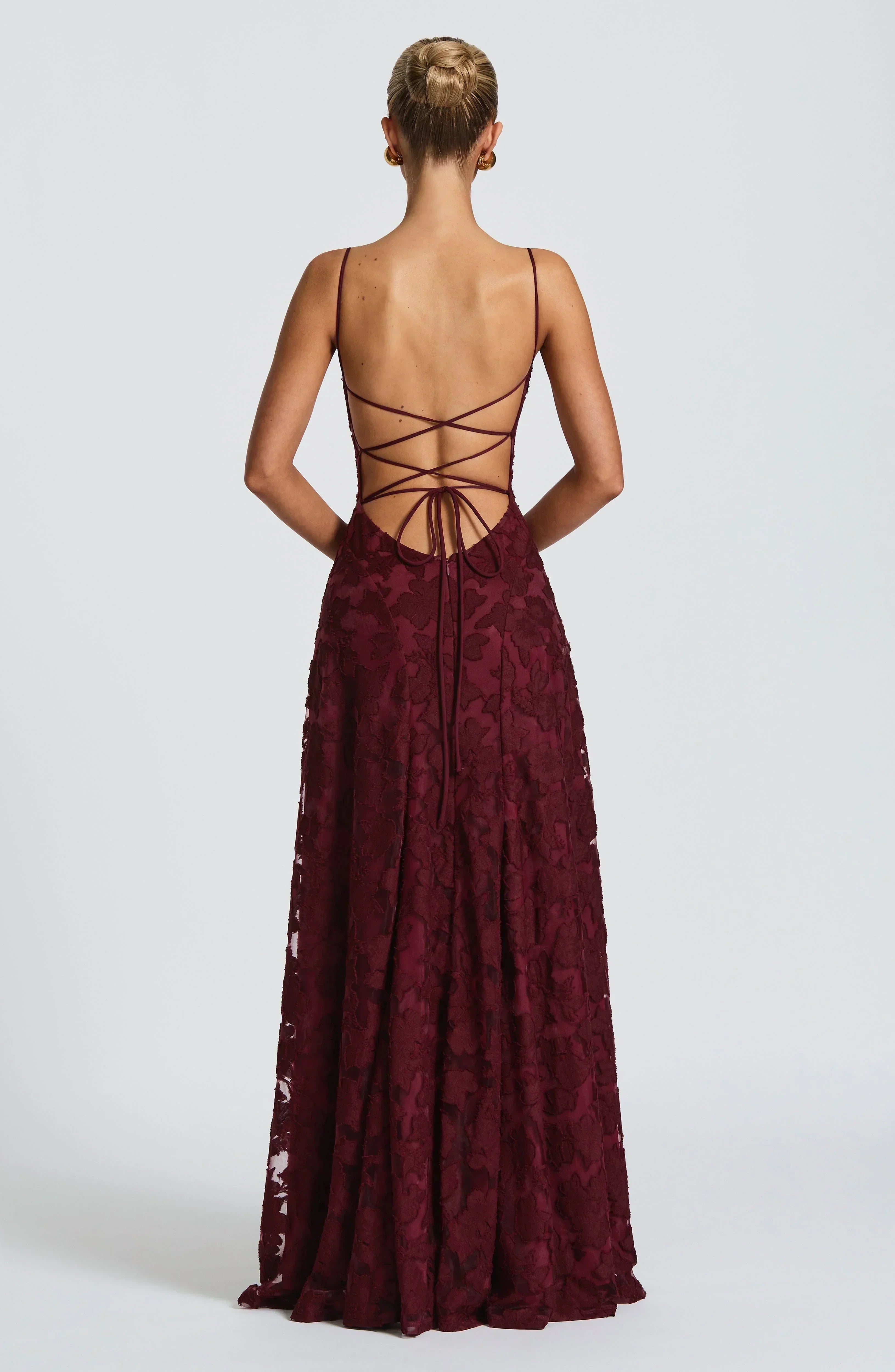 Rhoda – Elegância fluida no estilo maxi intemporal para Mulher
