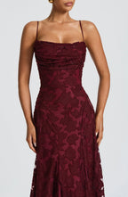 Rhoda – Elegância fluida no estilo maxi intemporal para Mulher