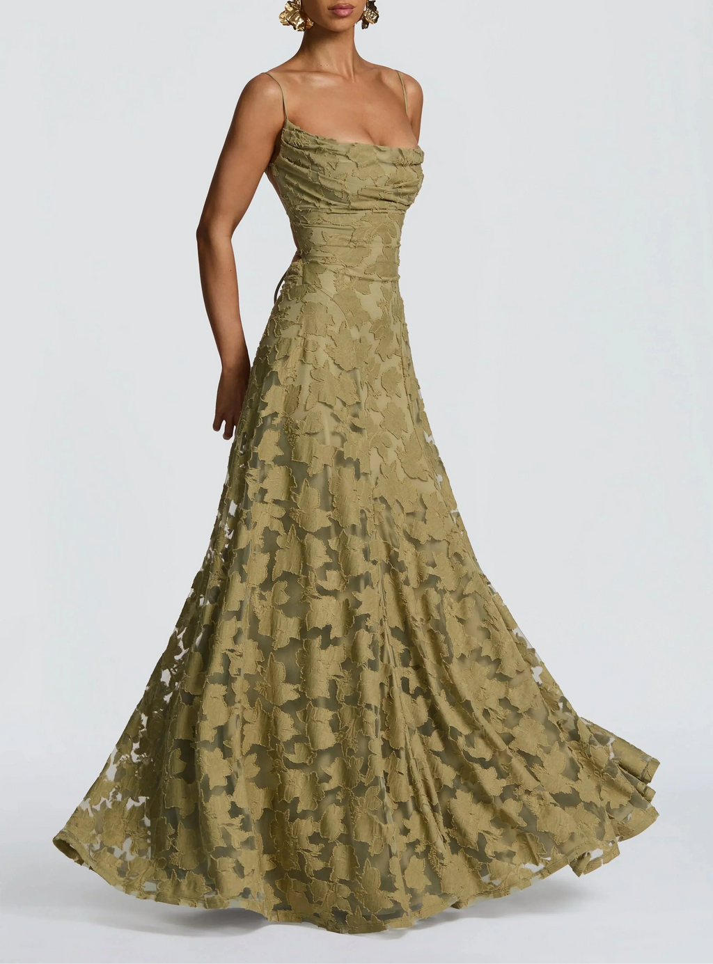 Rhoda – Elegância fluida no estilo maxi intemporal para Mulher