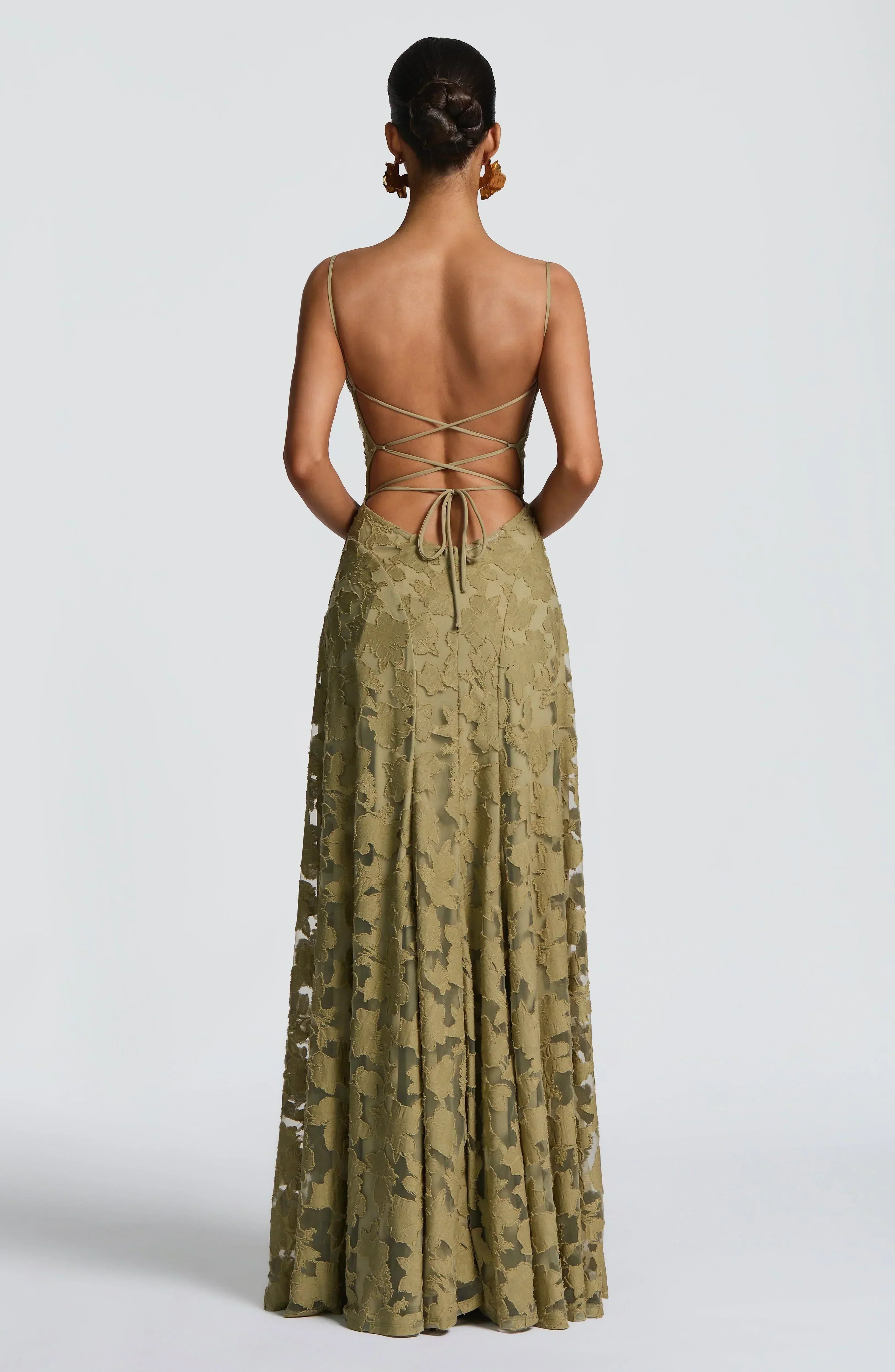 Rhoda – Elegância fluida no estilo maxi intemporal para Mulher