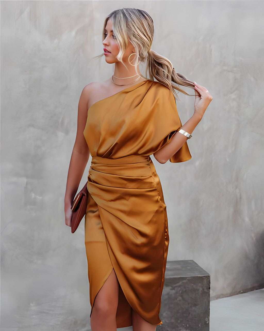 Élise | Vestido de festa de seda luxuoso para Mulher