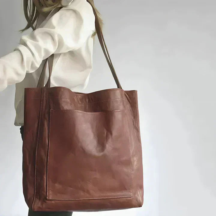 Elle - Bolsa clássica pele