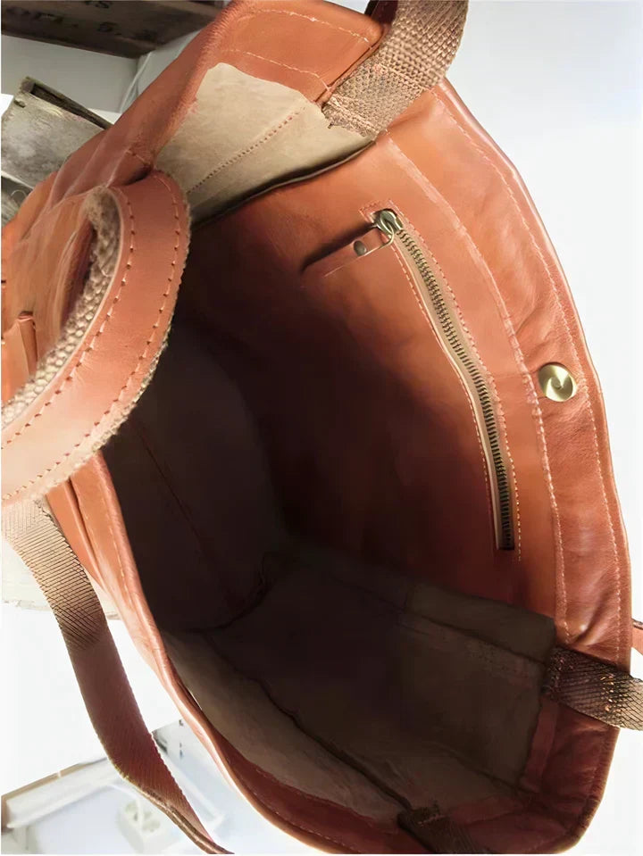 Elle - Bolsa clássica pele