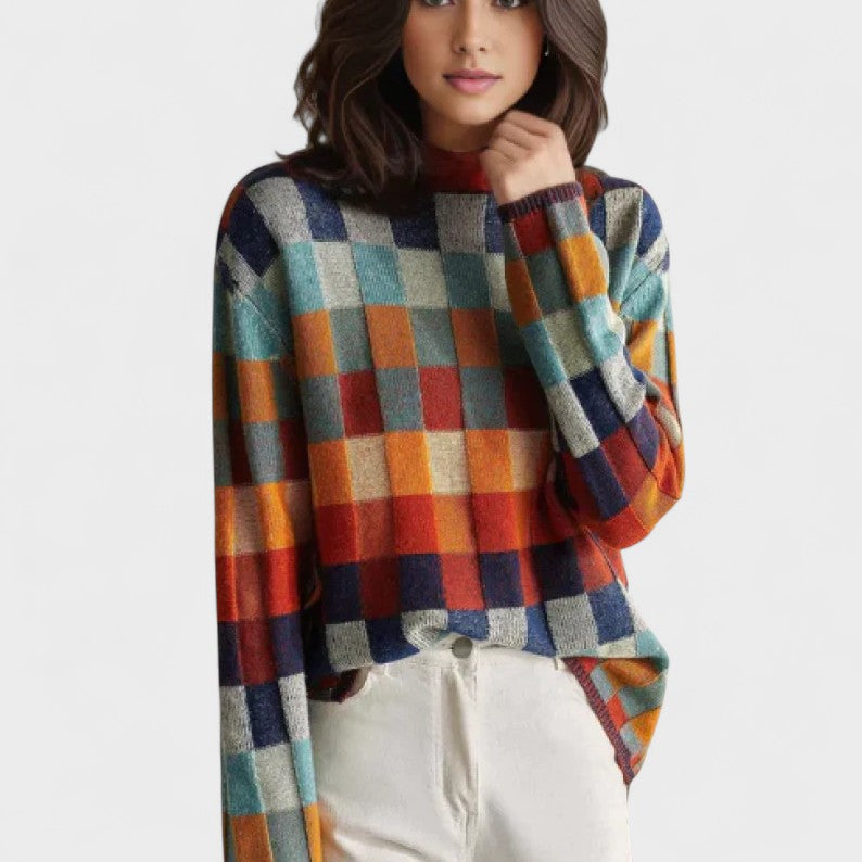 Teresa - Camisola de gola alta em lã