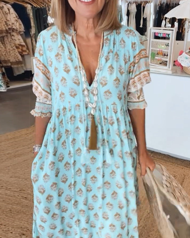 Zandoria – Vestido de Mulher radiante de primavera
