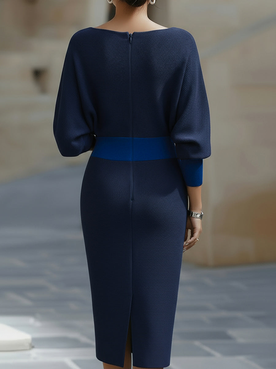 Lídia - Vestido Midi Elegante para o Dia-a-Dia