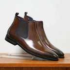 Pedro - Botins Chelsea em Couro
