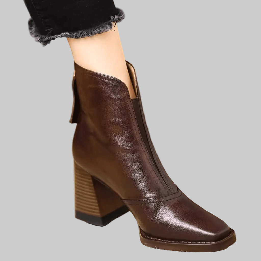 Delfina | Botins de Tacão Médio